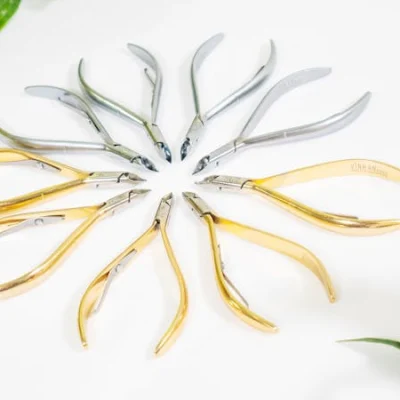 Professional cuticle nippers for beauty care