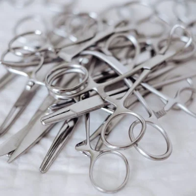 Stainless steel surgical clamps and hemostats